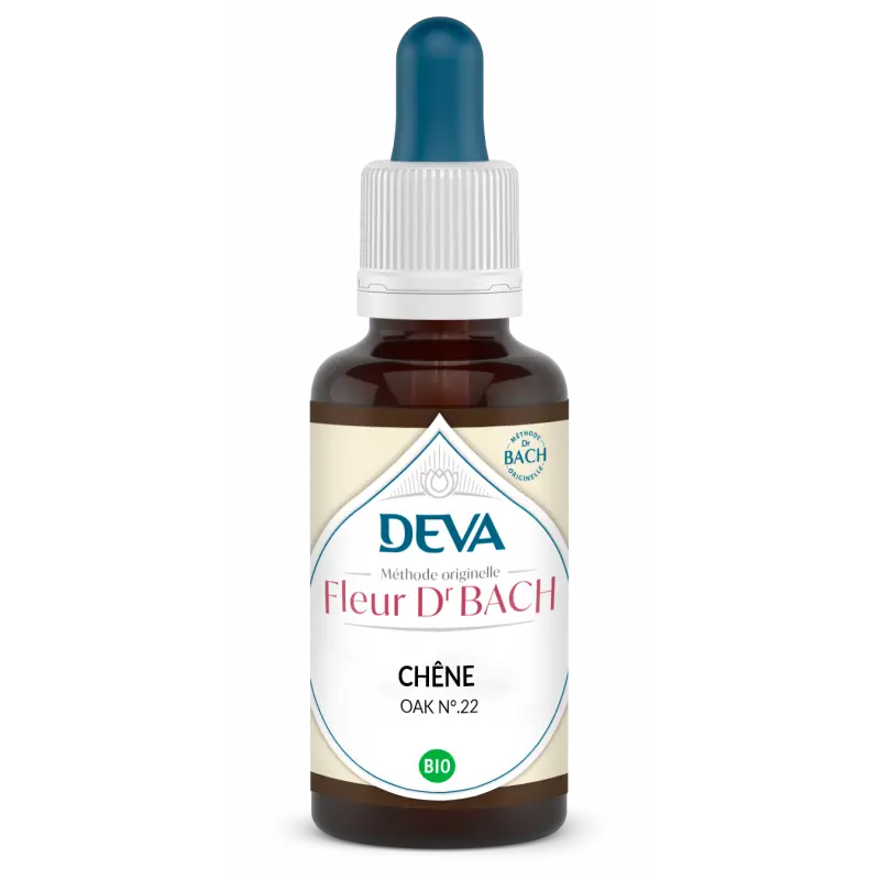 BachBloesems - N°22 - Eik - Oak 15 ml -Laboratoire DEVA