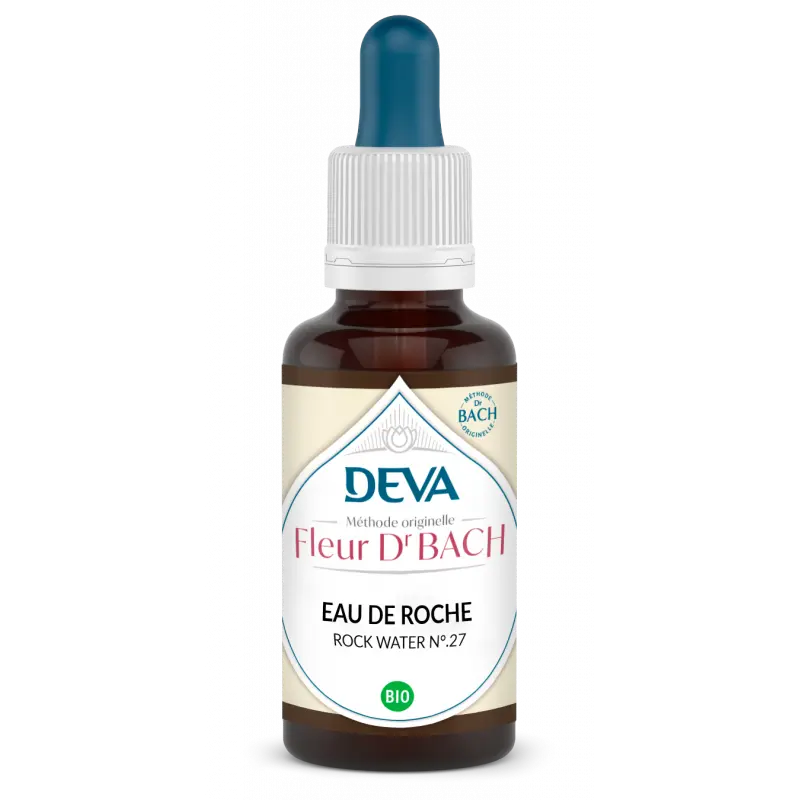 BachBloesems - N°27 - Rotswater - Rock Water 15 ml -Laboratoire DEVA