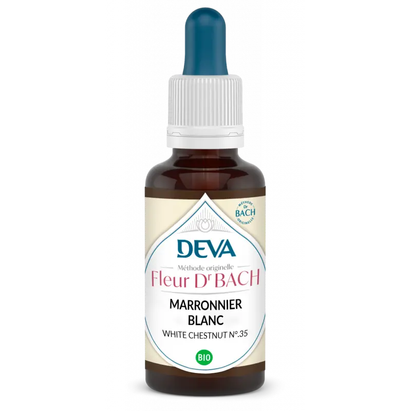 BachBloesems - N°35 - Witte Paardenkastanje - White Chestnut 15 ml -Laboratoire DEVA