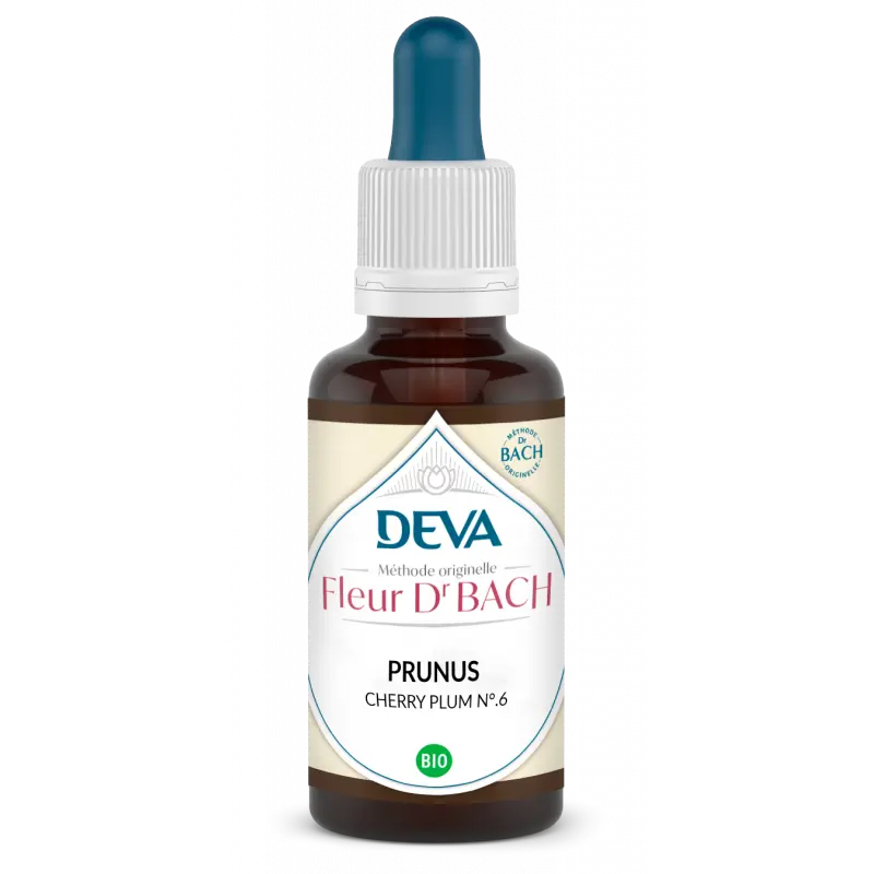 Fleurs de Bach - N°06 - Prunus - Cherry Plum 15 ml -Laboratoire DEVA