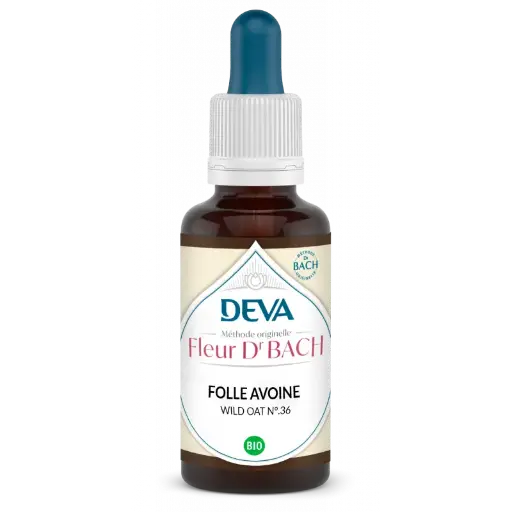 BachBloesems - N°36 - Wilde Haver - Wild Oat 15 ml -Laboratoire DEVA