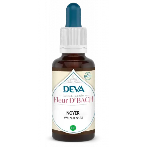 Fleurs de Bach - N°33 - Noyer - Walnut 15 ml -Laboratoire DEVA