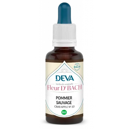 Fleurs de Bach - N°10 - Pommier Sauvage - Crab Apple 15 ml -Laboratoire DEVA