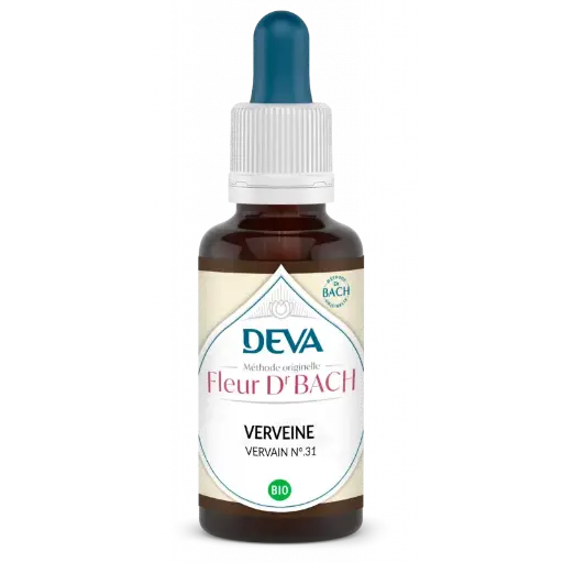Fleurs de Bach - N°31 - Verveine - Vervain 15 ml -Laboratoire DEVA