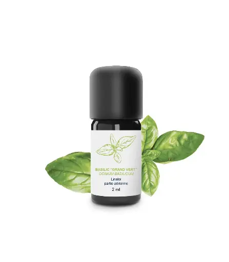 Huile essentielle - Basilic "grand vert" 2 ml - Essenciagua