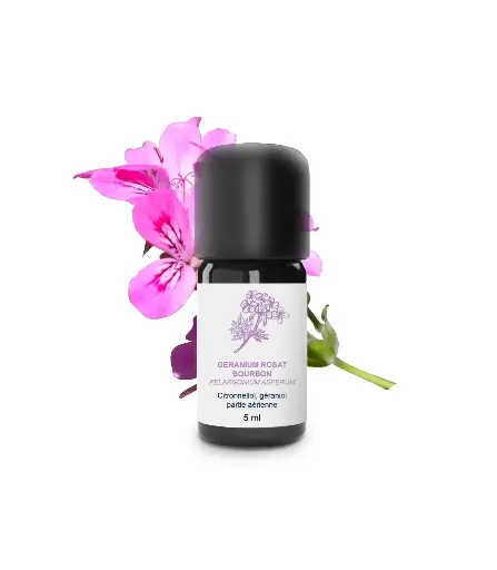 Huile essentielle - Géranium Rosat 5 ml - Essenciagua